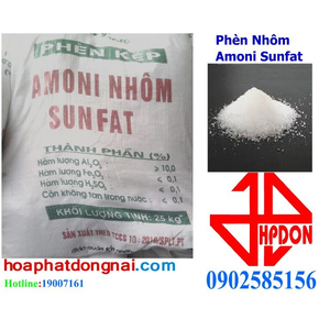 Phèn nhôm amoni sunfat NH4Al(SO4)3.24H2O