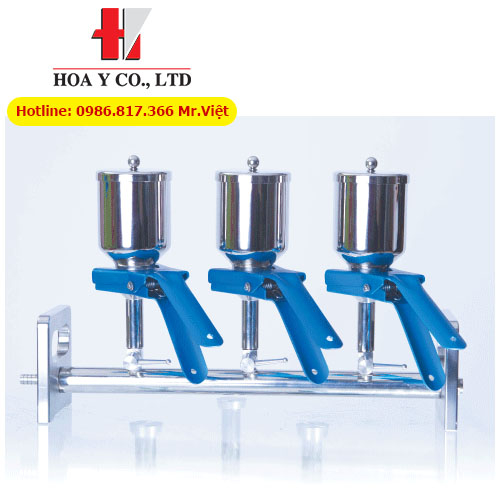 Phểu lọc dung môi hplc, inox 300ml, 100um, Scilab TJV
