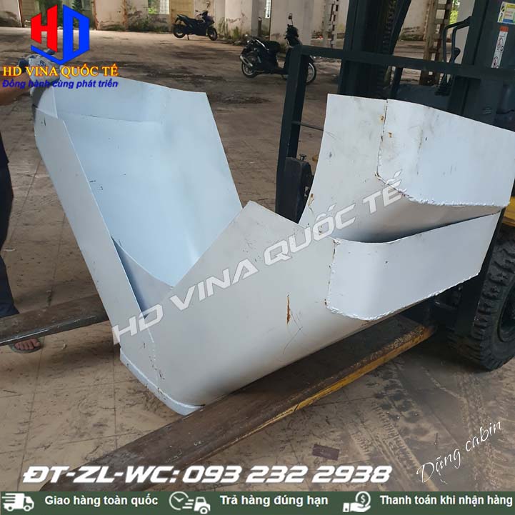 phễu chữ A xe trộn bê tông, phễu hứng trung gian xe trộn bê tông, phễu hứng số 3