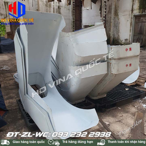 Bán phễu chữ A xe trộn bê tông, phễu hứng trung gian xe trộn bê tông, phễu hứng số 3