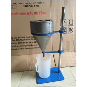 Phễu xác định độ lưu động vữa của xi măng