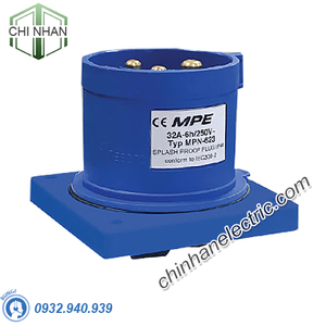 Phích Cắm Công Nghiệp 2P+E 32A IP44 - MPN623 - MPE