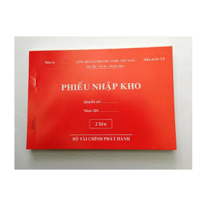 Phiếu nhập kho 2 liên A5