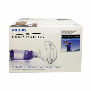 Buồng đệm có mặt nạ Philips Respironics OptiChamber Diamond