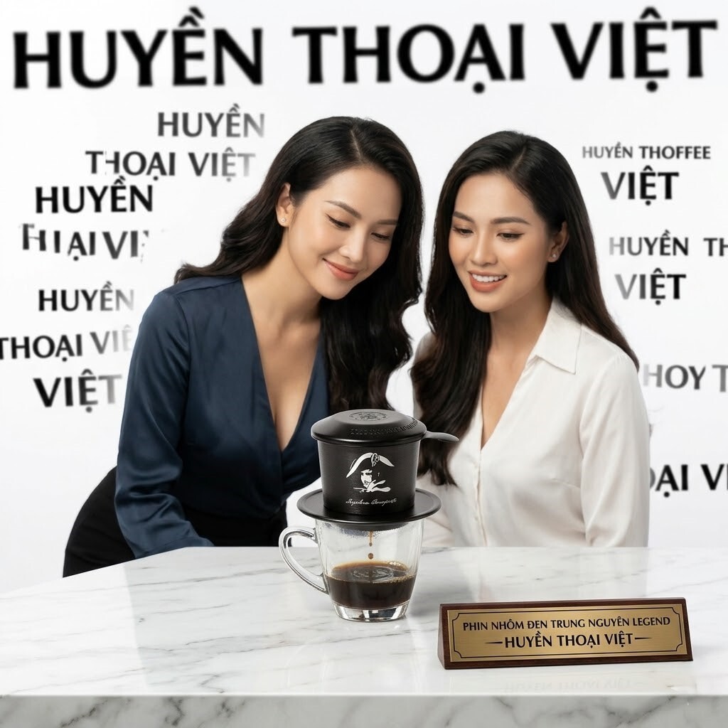 Phin Nhôm pha cà phê Trung Nguyên Legend( Hình Danh Nhân)