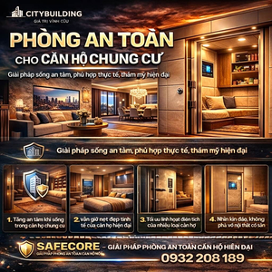 PHÒNG AN TOÀN CHO CĂN HỘ CHUNG CƯ GIẢI PHÁP SỐNG AN TÂM HIỆN ĐẠI CITYBUILDING