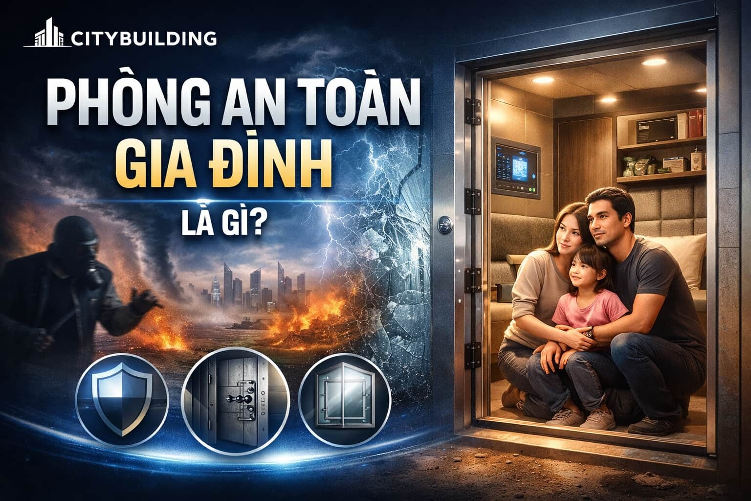 PHÒNG AN TOÀN GIA ĐÌNH LÀ GÌ GIẢI PHÁP BẢO VỆ KHÔNG GIAN SỐNG HIỆN ĐẠI CITYBUILDING