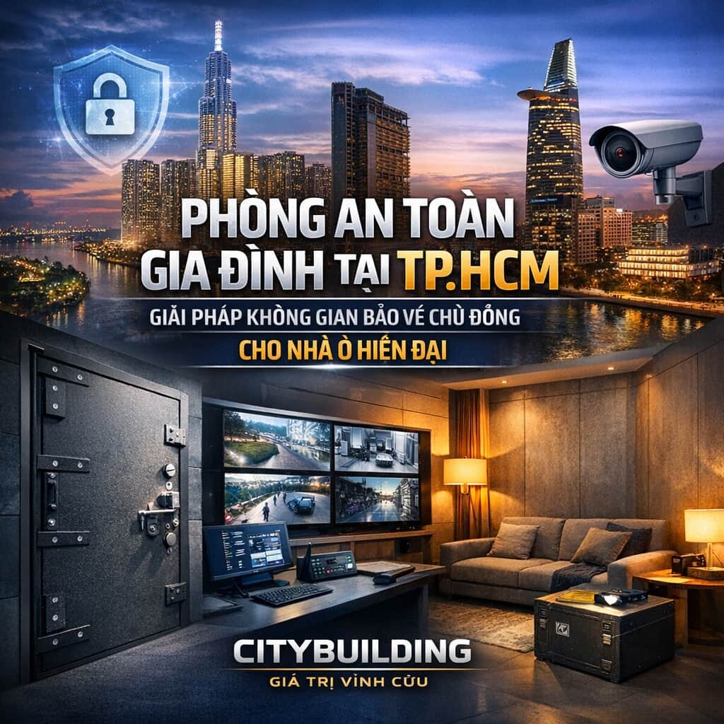 PHÒNG AN TOÀN GIA ĐÌNH TẠI TP.HCM GIẢI PHÁP KHÔNG GIAN BẢO VỆ CHỦ ĐỘNG CHO NHÀ Ở HIỆN ĐẠI