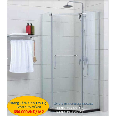 Phòng Tắm Kính 135 Độ