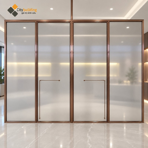 Phòng Tắm Kính Slim Inox Kính Siêu Trong | Citybuilding