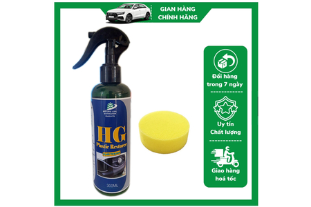 Chất phục hồi nhựa nhám của đồ ra HG Plastic Restorer Black to Black 300ml