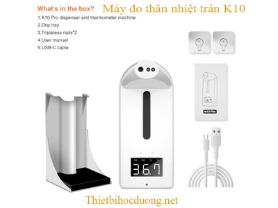 Thiết bị kiểm tra thân nhiệt tự động K10 cho trường tiểu học