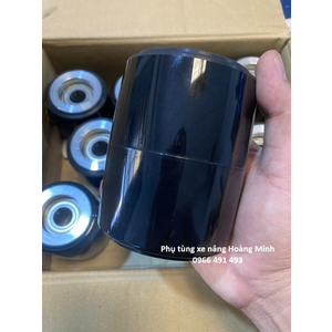 BÁNH XE PU 80X100- BÁNH XE NÂNG TAY BISHAMON CHÍNH HÃNG