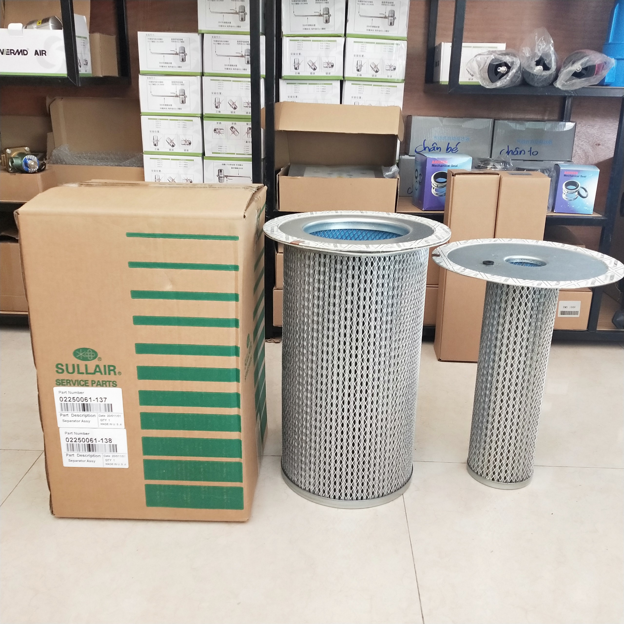 Phụ tùng máy nén khí sullair