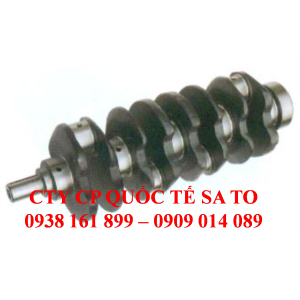 Phụ tùng xe nâng: Cốt máy, Tay quay, Trục maniven, Trục khuỷu, Trục cơ. Máy 4JG2, động cơ 4JG2