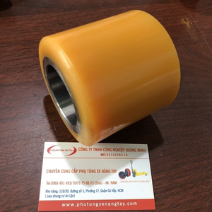 BÁNH XE PU 85X80 LỖ 47 BÁNH XE NÂNG ĐIỆN CHÍNH HÃNG GIÁ RẺ