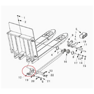 KHỚP NỐI- TAY ĐỠ PHỤ KIỆN XE NÂNG ĐIỆN HELI AC20, CBD460