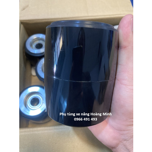 BÁNH XE PU 80X100- BÁNH XE NÂNG TAY BISHAMON CHÍNH HÃNG