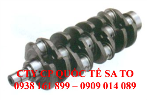 Phụ tùng xe nâng: Tay quay, Trục maniven, Trục khuỷu, Trục cơ. Máy 1DZ, động cơ 1DZ.