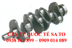Phụ tùng xe nâng: Tay quay, Trục maniven, Trục khuỷu, Trục cơ. Máy 4D92E, động cơ 4D92E.