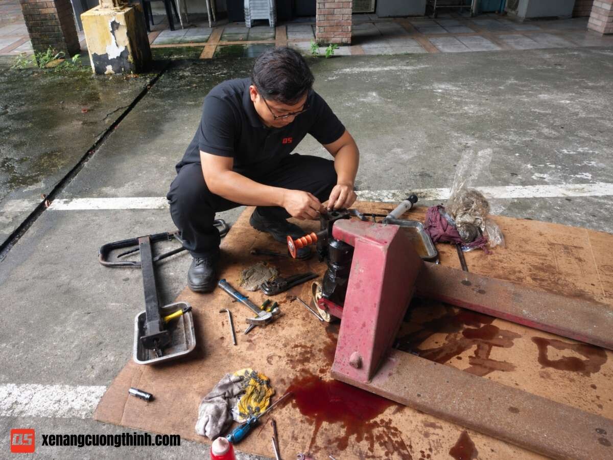 Dịch Vụ Sửa Chữa Xe Nâng Tay Tận Nơi | Xe Nâng Cường Thịnh