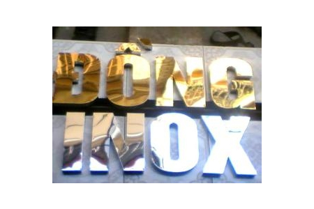 Phục hồi Chữ nổi Mica, decal, inox bảng hiệu công
