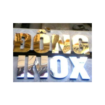 Phục hồi Chữ nổi Mica, decal, inox bảng hiệu công