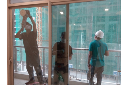 Phục hồi kính trầy xước, ố mờ, canxi hóa | Hoàng Gia