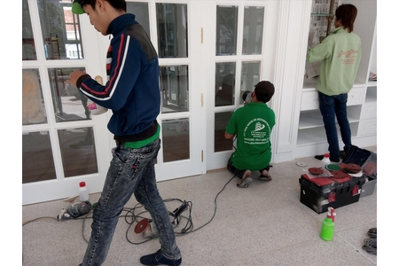 PHỤC HỒI KÍNH TRẦY XƯỚC TẠI KHÁCH SẠN Park Hyatt Saigon