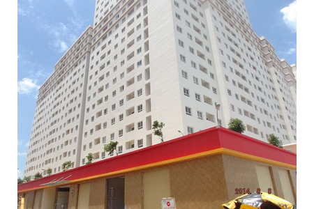 Phục hồi tẩy ố kính Khu tái Đinh Cư Bình Khánh 1080 căn hôi