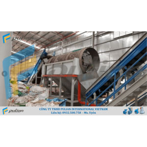 DÂY CHUYỀN TÁI CHẾ NHỰA PET - HDPE 2000kg/hr