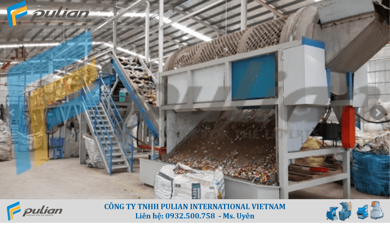 DÂY CHUYỀN TÁI CHẾ NHỰA PET - HDPE 2000kg/hr