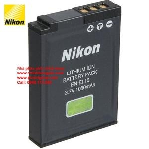PIN (battery) máy ảnh Nikon EN-EL12 Rechargeable Lithium-Ion (3.7V, 1050mAh) chính hãng original