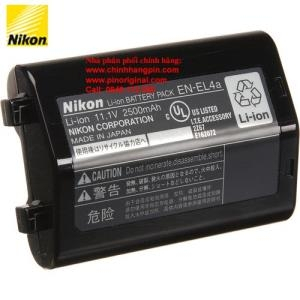 PIN (battery) máy ảnh Nikon EN-EL4a Rechargeable Lithium-Ion (11.1v 2500mAh) chính hãng original