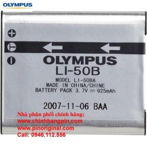 PIN (battery) máy ảnh Olympus Li-50B Rechargeable Li-Ion (3.7V, 925 mAh) chính hãng original