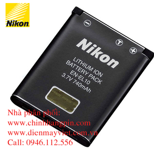 Pin (battery) Nikon EN-EL10 Rechargeable Lithium-Ion (MFR # 25752) chính hãng original