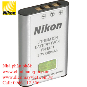 Pin (battery) Nikon EN-EL11 Rechargeable Lithium-Ion (MFR # 25775) chính hãng original