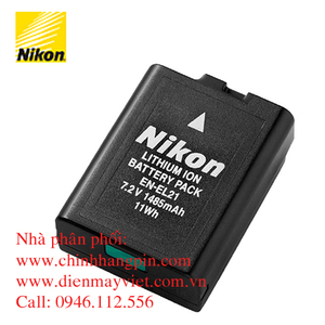 Pin (battery) Nikon EN-EL21 Rechargeable Li-Ion (MFR # 3724) chính hãng original
