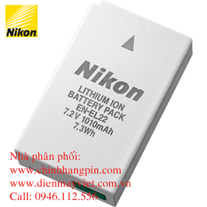 Pin (battery) Nikon EN-EL22 Rechargeable Lithium-Ion (7.2V, 1010mAh - MFR # 3768)chính hãng original