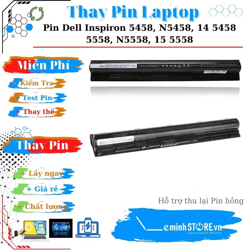 PIN laptop Dell Inspiron 5558, N5558, 15 5558 