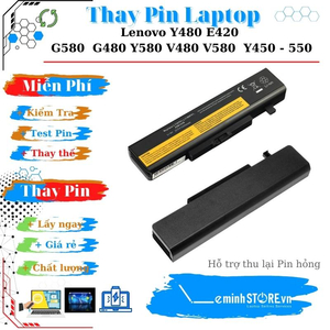 Pin Laptop Lenovo Y450 - 550