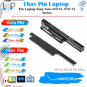 Pin Laptop Sony Vaio SVE15, SVE-15 Series