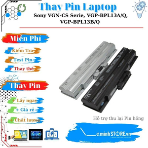 Pin Laptop Sony VGN-CS Serie, VGP-BPL13A/Q, VGP-BPL13B/Q