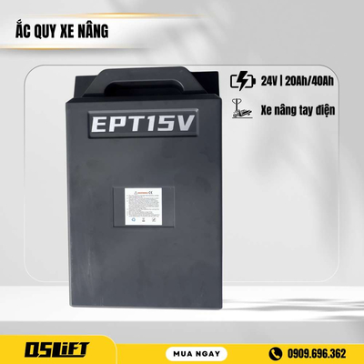 Pin Lithium 24V 20Ah Dùng Cho Xe Nâng Tay Điện