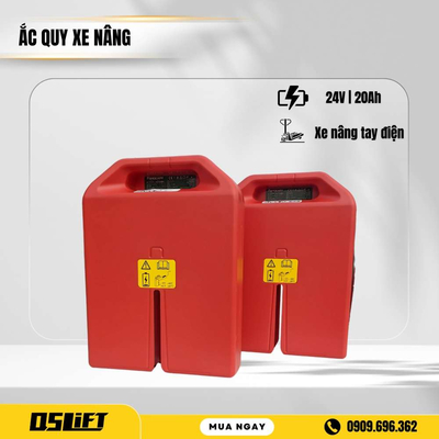 Pin Lithium 24V 20Ah Noblelift PTE15N PTE20N