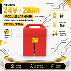 Pin Lithium 24V 20Ah Noblelift PTE15N PTE20N