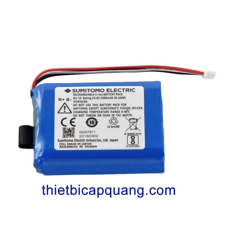 Pin máy hàn cáp quang T400S