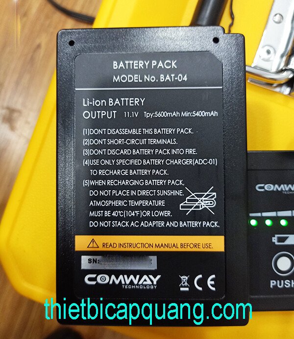 Pin máy hàn quang COmway dung lượng cao