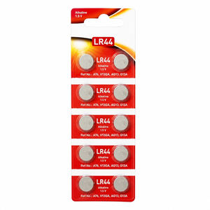 Pin Panasonic Alkaline LR44 cúc áo 1,5V - Vỉ 10 Viên