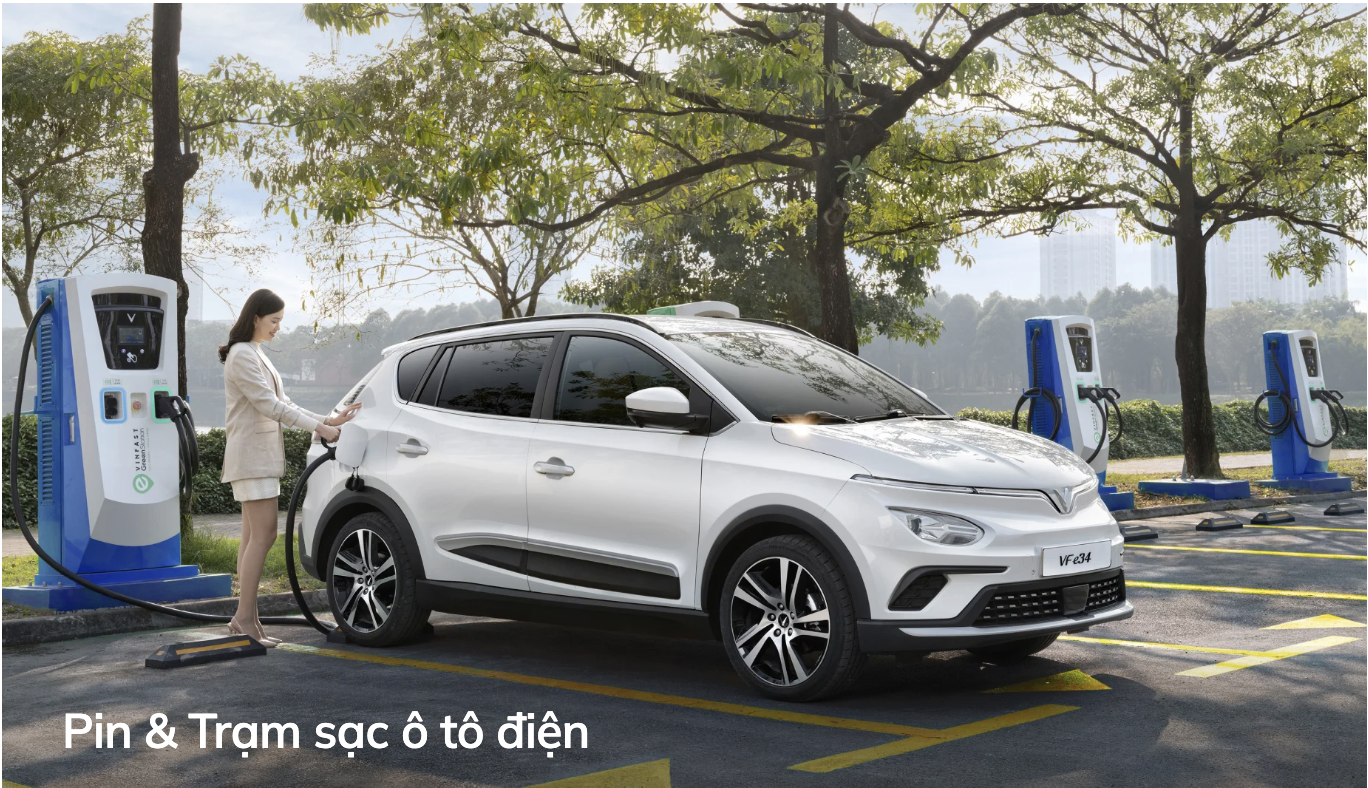 Pin và trạm sạc Ô Tô điện